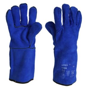 Gant anti chaleur bleu