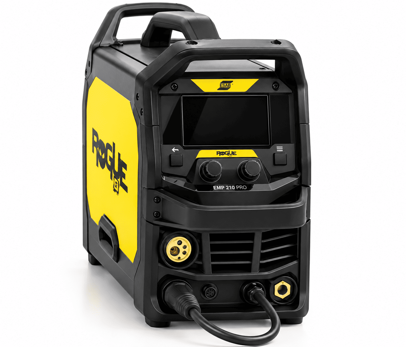 Face avant du poste à souder ESAB Rogue EMP 210 PRO
